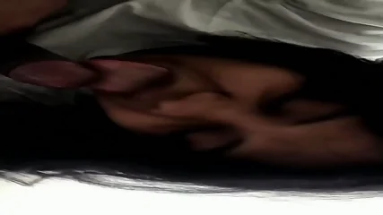 DESI SUPER HORNY GF GIVING SENSUAL DEEPTHROAT BLOWJOB SWALLOWING CUM HAPPILY